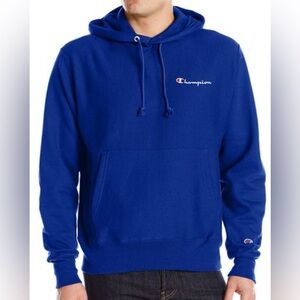champion royal blue hoodie